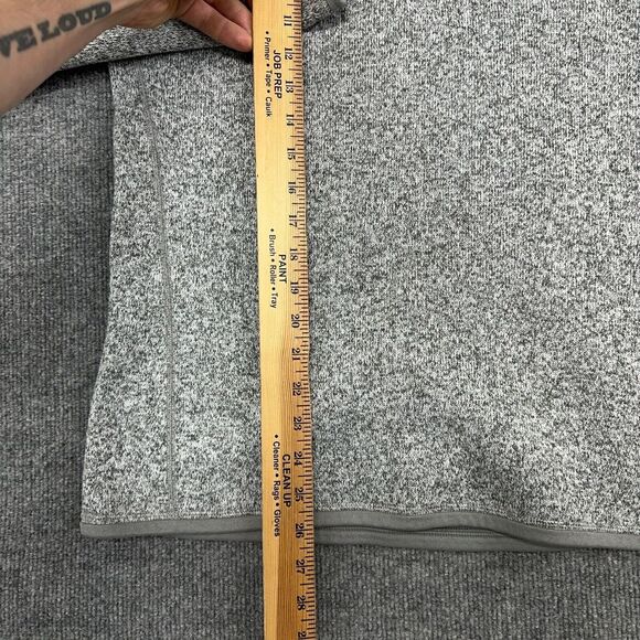 Patagonia Gray Women's Sweater size large 1/4 Zipper - Picture 6 of 11